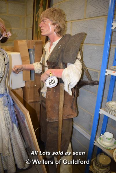 *MANNEQUIN DEPICTING BLACKSMITH