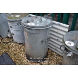 *GALVANISED BIN, 700 HIGH