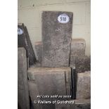 *SELECTION OF STONE COPING SECTIONS, VARIOUS DIMENSIONS