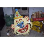 *FIBREGLASS CLOWN MASK