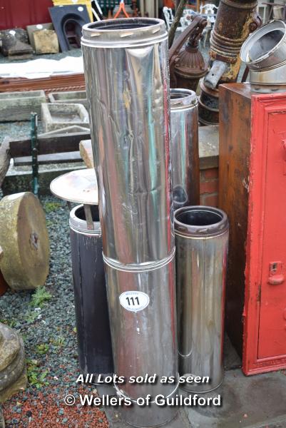 *LARGE QUANTITY OF FLUE PIPE SECTIONS