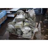 *PALLET OF MIXED STONE SECTIONS