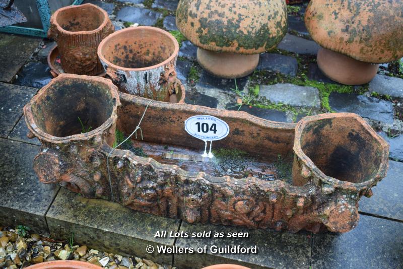 *NINE MIXED TERRACOTTA PLANTERS AND PLANT POTS