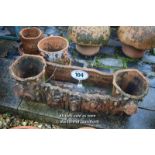 *NINE MIXED TERRACOTTA PLANTERS AND PLANT POTS