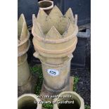 *CROWN TOP CHIMNEY POT, 940 HIGH