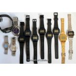 *Selection of twelve mixed Casio wristwatches (Lot subject to VAT)