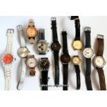 *Selection of twelve mixed wristwatches, including Sekonda, Accurist (Lot subject to VAT)