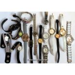 *Selection of sixteen ladies' wristwatches, including DKNY, Sekonda (Lot subject to VAT)