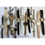 *Selection of sixteen ladies' wristwatches, including Sekonda, D&G (Lot subject to VAT)