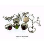 *Selection of mostly silver jewellery, gross weight 52.0 grams (Lot subject to VAT)