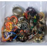 Sealed bag of costume jewellery, gross weight 3.12 kilograms