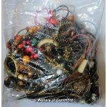 Sealed bag of costume jewellery, gross weight 2.79 kilograms