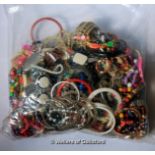 Sealed bag of costume jewellery, gross weight 3.26 kilograms