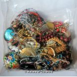 Sealed bag of costume jewellery, gross weight 2.95 kilograms