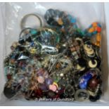 Sealed bag of costume jewellery, gross weight 3.54 kilograms