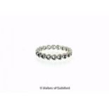 *Pandora heart ring, ring size L, boxed (Lot subject to VAT)