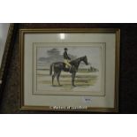 A group of eight horse racing prints including ones after Herring (8)