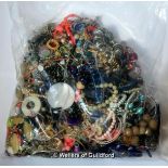 Sealed bag of costume jewellery, gross weight 4.20 kilograms