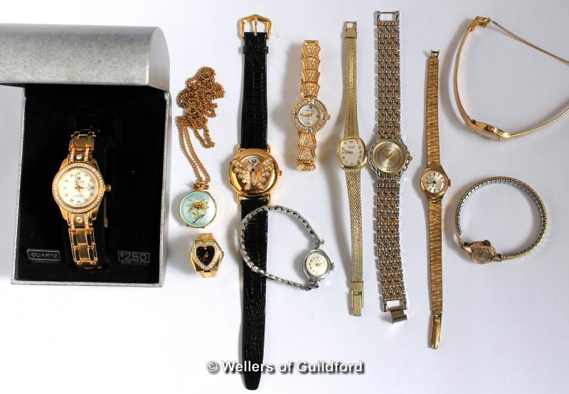 Selection of eleven ladies' vintage and modern watches