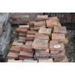 *PALLET OF MIXED RED QUARRY TILES AND PAVERS
