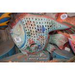 *DECORATIVE IRON FISH LANTERN