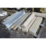 *PALLET OF STONE SECTIONS AND CATNIC LINTELS