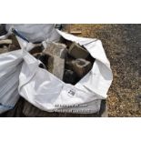 *LARGE BAG OF APPROX 3 SQUARE METRES OF MIXED STONE COBBLES