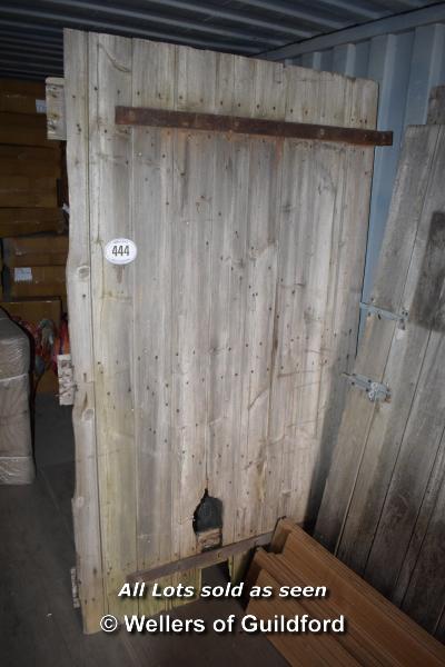 *SINGLE OAK BARN DOOR, 1210 X 2120