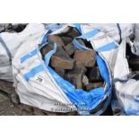 *LARGE BAG OF APPROX 3 SQUARE METRES OF HEAVY DUTY GRANITE COBBLES