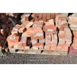 *PALLET OF APPROX ONE HUNDRED MIXED RED BRICKS