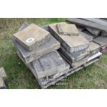 *PALLET OF APPROX FIFTEEN MIXED STONE SECTIONS, VARIOUS SIZES