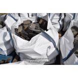 *LARGE BAG OF APPROX 3 SQUARE METRES OF HEAVY DUTY GRANITE COBBLES