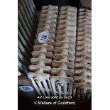 *PAIR OF CAST IRON RADIATORS, EACH 630