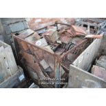 *CRATE CONTAINING A LARGE QUANTITY OF MIXED ROOF TILES