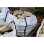 *LARGE BAG OF LIMESTONE WALLING STONE