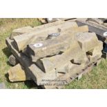 *PALLET OF APPROX TEN MIXED STONE SILLS, VARIOUS SIZES