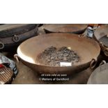 *VERY LARGE ORIGINAL CAST IRON FIRE BOWL 1500 DIAMETER