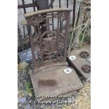 *W&T AVERY CAST IRON PLATFORM SCALES, 1200 HIGH