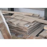 *PALLET CONTAINING A LARGE QUANTITY MAHOGANY FLOORING