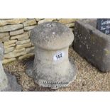 *COTSWOLD STONE BOLLARD, 470 HIGH