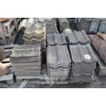 *PALLET OF APPROX EIGHTY DOUBLE ROMAN CONCRETE MARLEY PAN TILES