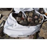 *LARGE BAG OF MIXED STONE COBBLES