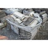 *PALLET OF APPROX ONE HUNDRED AND SIXTY MIXED CONCRETE PAN TILES