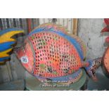 *DECORATIVE IRON FISH LANTERN