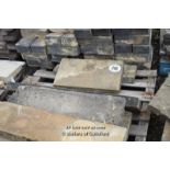 *PALLET OF APPROX EIGHT STONE SECTIONS, VARIOUS SIZES