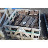 *CRATE CONTAINING APPROX SIXTY DOUBLE PAN ROOF TILES