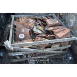 *CRATE CONTAINING A LARGE QUANTITY OF MIXED ROOF TILES