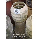 *VENTED BUFF CHIMNEY POT, 920 HIGH