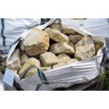 *LARGE BAG OF LIMESTONE WALLING STONE