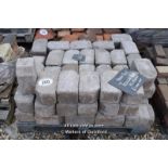 *PALLET OF APPROX FIFTY HEAVY DUTY TEGULAR KERB BLOCKS